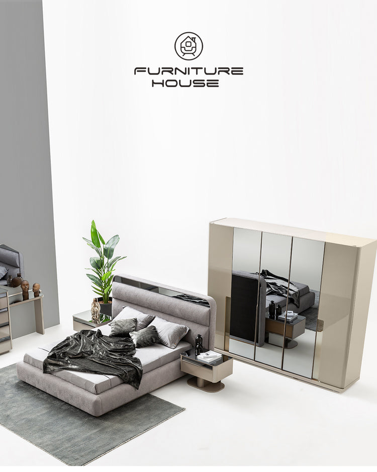 INOX Modern Bedroom Set