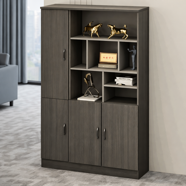YFL003-40-3 Modern Office Bookshelf with Storage – 1.2M