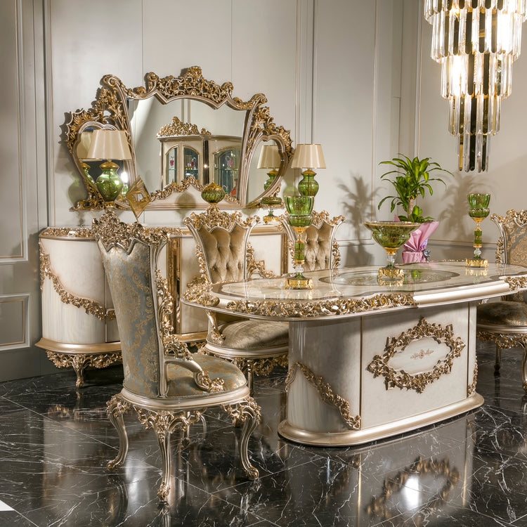 Zerafet Luxury Classic Dining Room Set