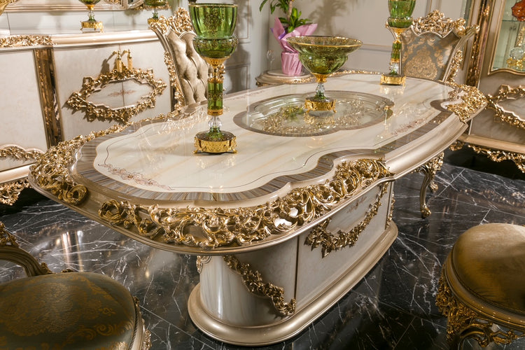 Zerafet Luxury Classic Dining Room Set