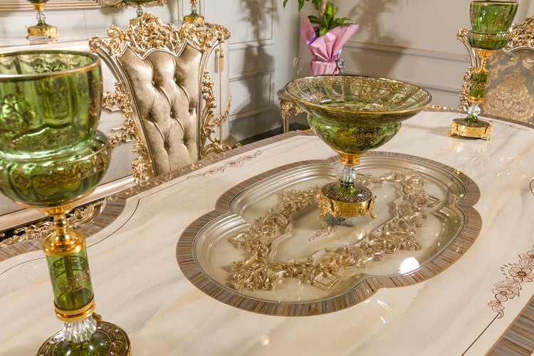 Zerafet Luxury Classic Dining Room Set