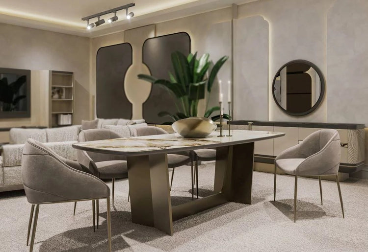 KANO Dining Set with 8 Chairs