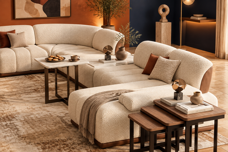 Pablo Modern Corner Sofa Set