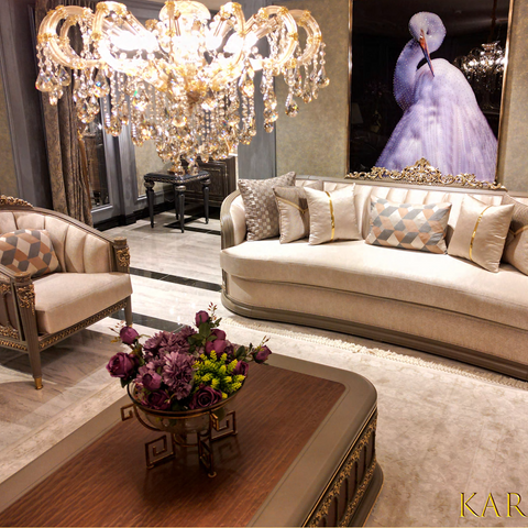 Tkok Kardelen Classic Sofa Set