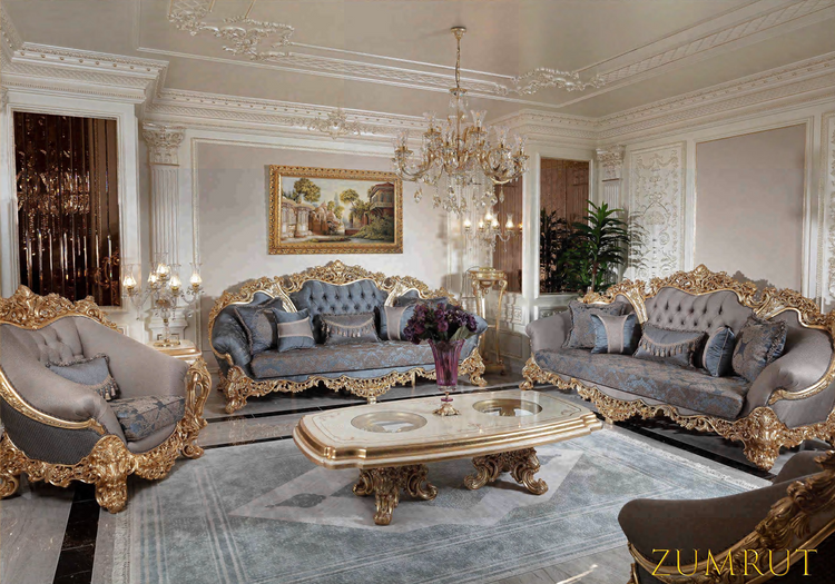 Tikok Zumrut Classic Sofa Set