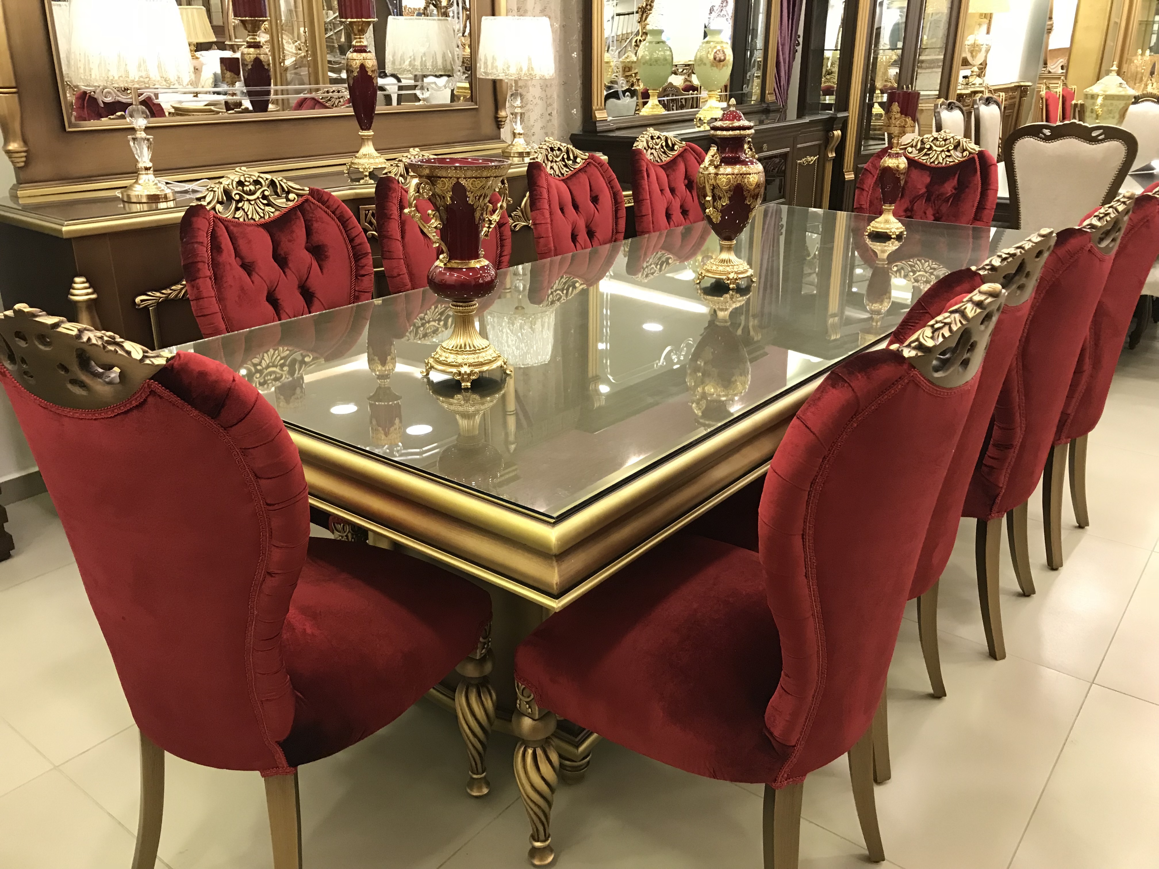 luxury dining room table sets