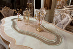 ILYADA Classic Dining Set with Console, Mirror & Showcase