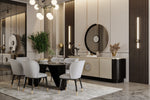 LISSY Dining Set with 8 Chairs