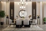 LISSY Dining Set with 8 Chairs