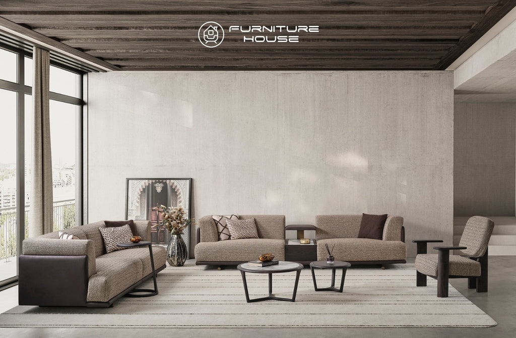 DARK Modern Sofa Set