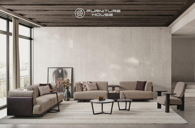 DARK Modern Sofa Set