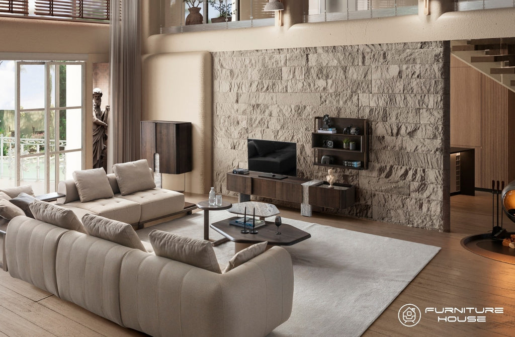 ARTE Modern Corner Sofa Set