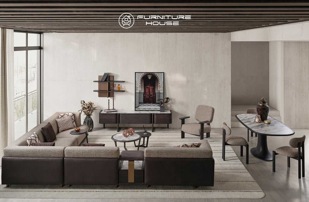 DARK Modern Sofa Set