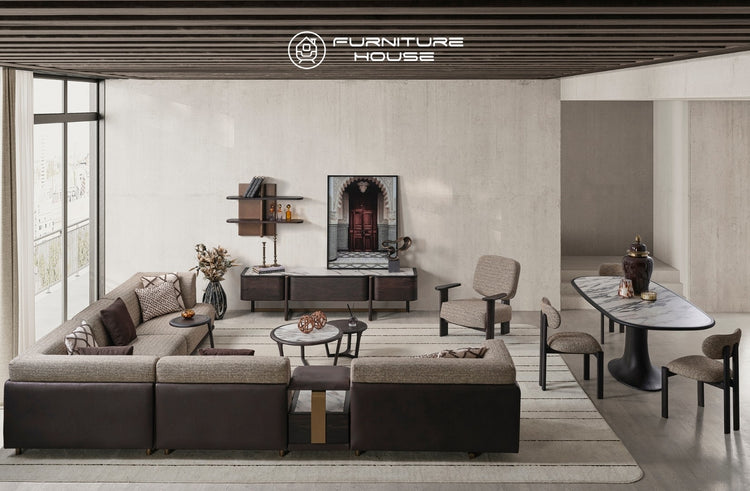 DARK Modern Sofa Set