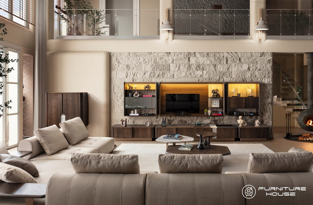 ARTE Modern Corner Sofa Set