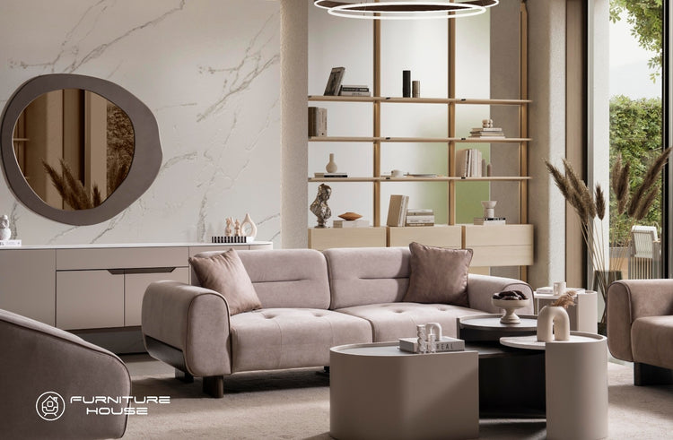 NAPOLI Contemporary Sofa Set
