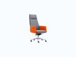 A6068 Orange & Grey Executive Office Chair