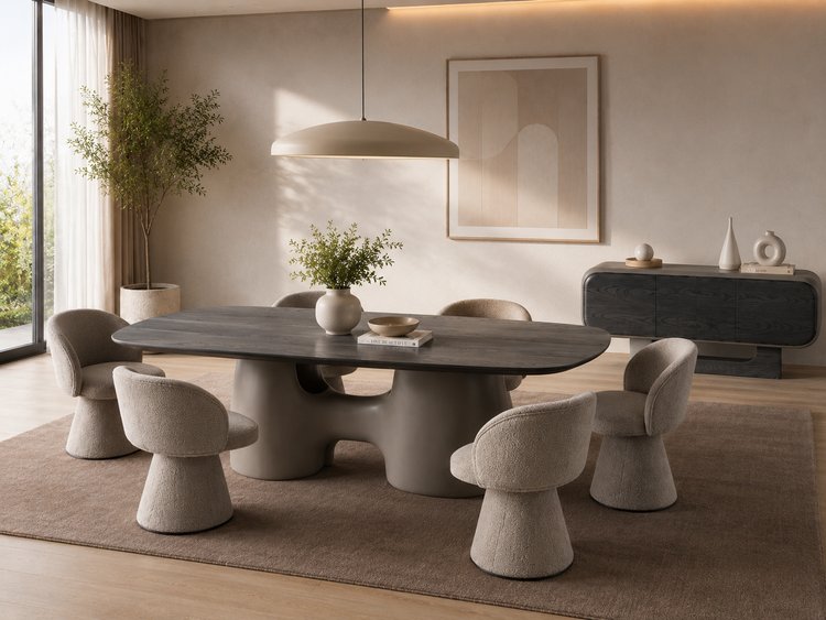 MOON Dining 8 Chairs