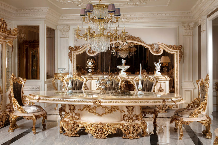RENS Classic Dining Set with Console & Mirror