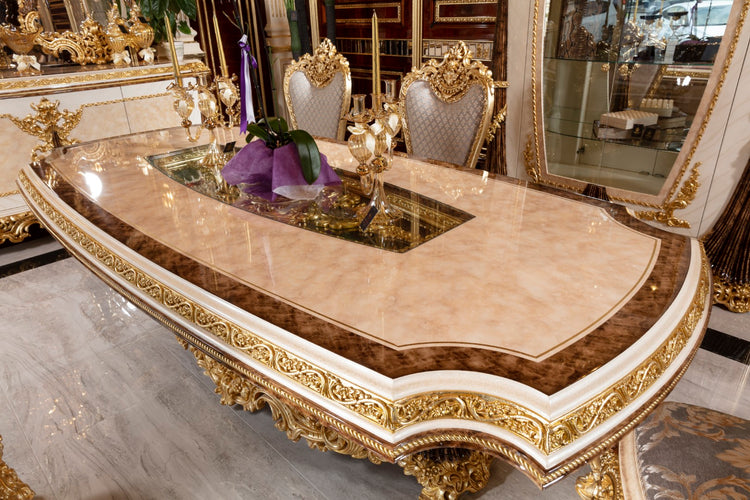HANZADE Classic Dining Set with Console