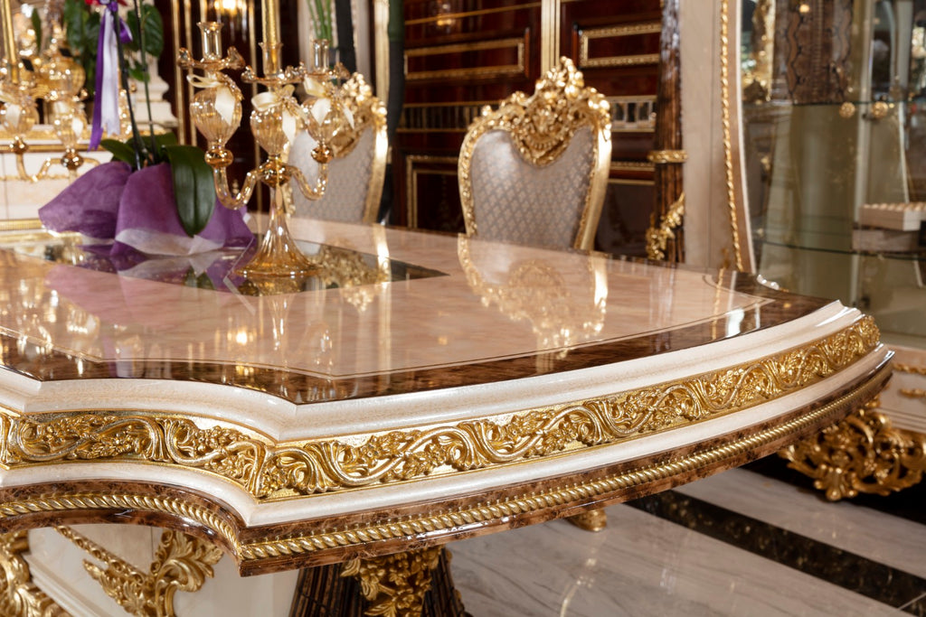 HANZADE Classic Dining Set with Console