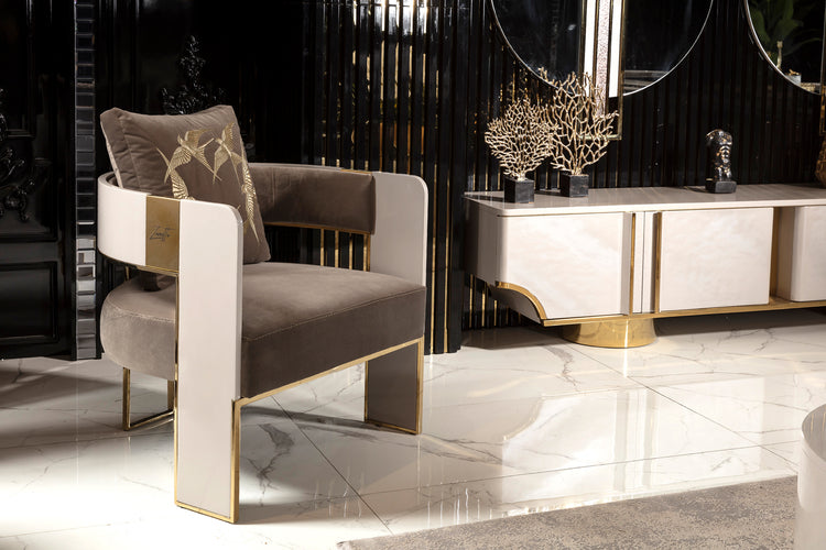 NAPOLI Modern Dining Set with Buffet
