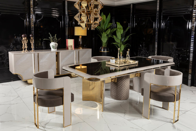NAPOLI Modern Dining Set with Buffet