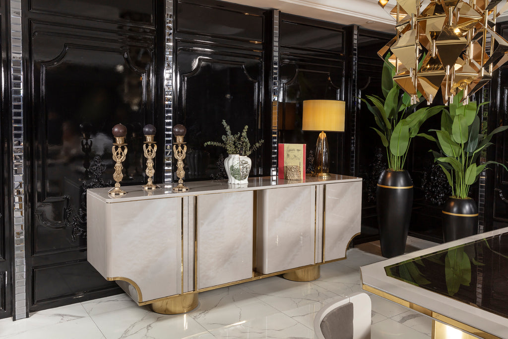 NAPOLI Modern Dining Set with Buffet