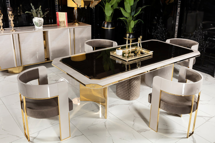 NAPOLI Modern Dining Set with Buffet