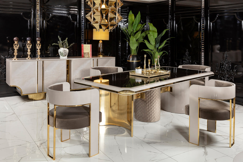 NAPOLI Modern Dining Set with Buffet