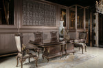 VENEDIK Classic Dining Set with Bar Cabinet