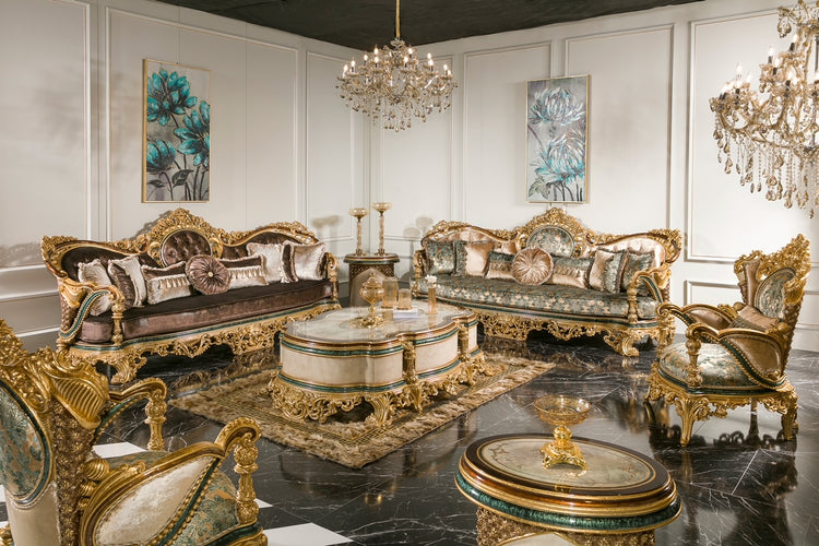 Tkug Huma Luxury Sofa Set