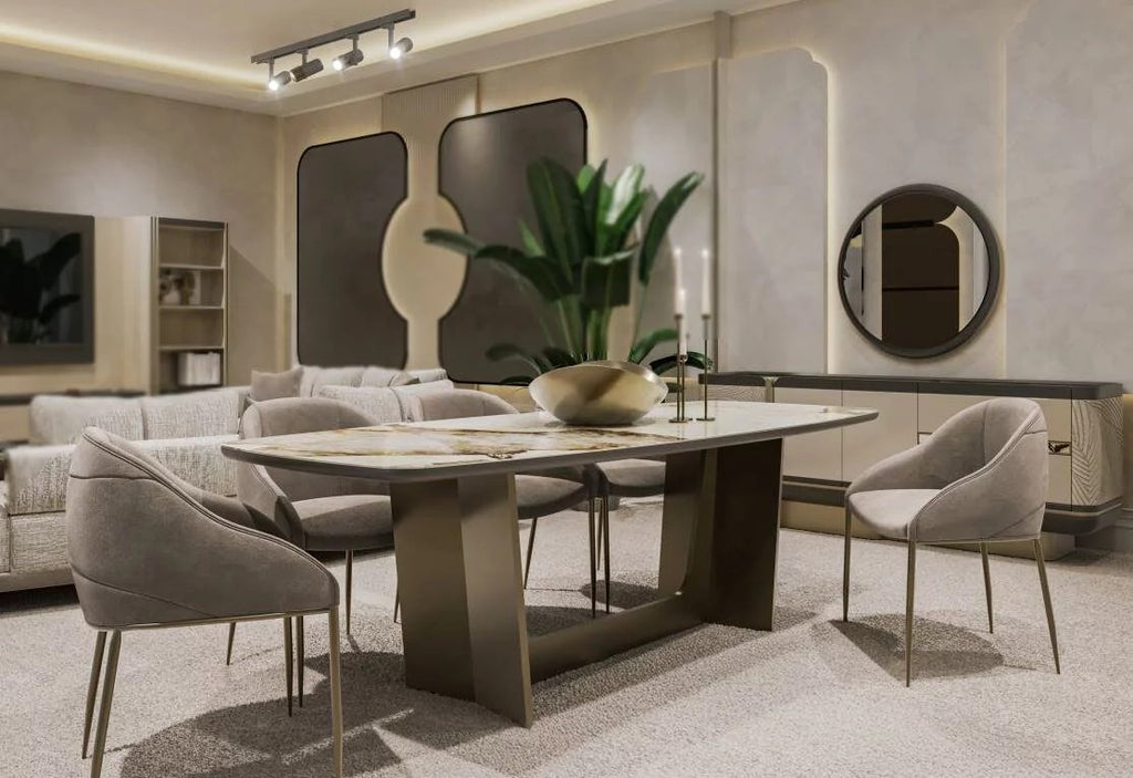KANO Dining Set with 8 Chairs