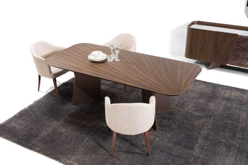 TORONTO Modern Dining Set with Console & Mirror