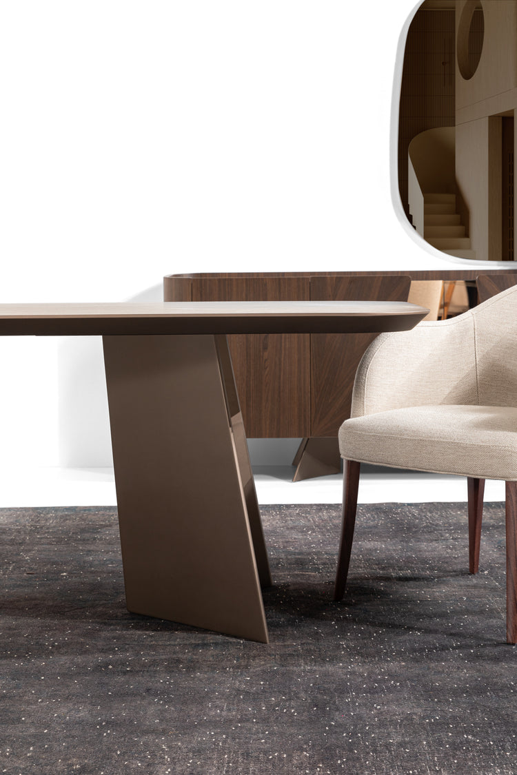 TORONTO Modern Dining Set with Console & Mirror