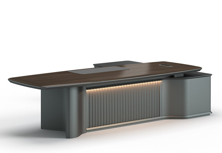 SAI-01D Executive Office Desk 2.4m ,2.8m , 3.3m