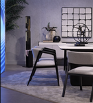 MARTIAL Modern Dining Set with Console & Mirror
