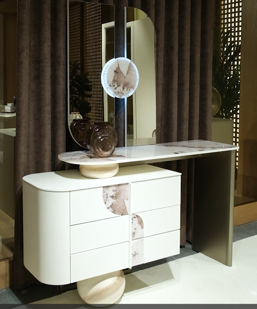 NATURA Console Table with Mirror
