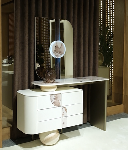 NATURA Console Table with Mirror