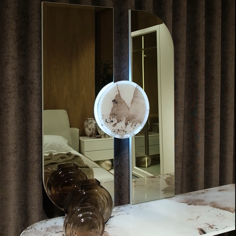 NATURA Console Table with Mirror