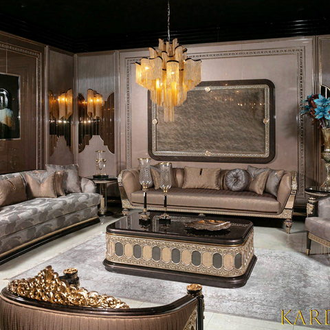 Tkok Kardelen Classic Sofa Set