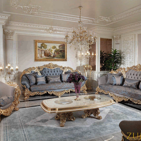 Tikok Zumrut Classic Sofa Set