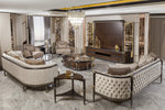 VICTORIA Luxury TV Stand with Wall Panel