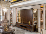 VICTORIA Luxury TV Stand with Wall Panel