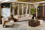 VIVALDI Luxury Sofa Set (3+3+1+1) with Coffee Tables