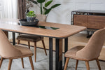 MOZART Modern Dining Set with Console & Mirror