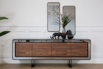 MOZART Modern Dining Set with Console & Mirror