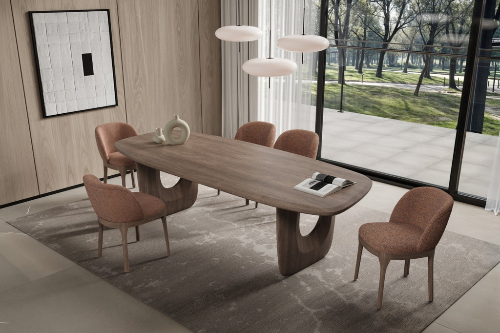 TOSCANA Modern Dining Set with 10 Chairs