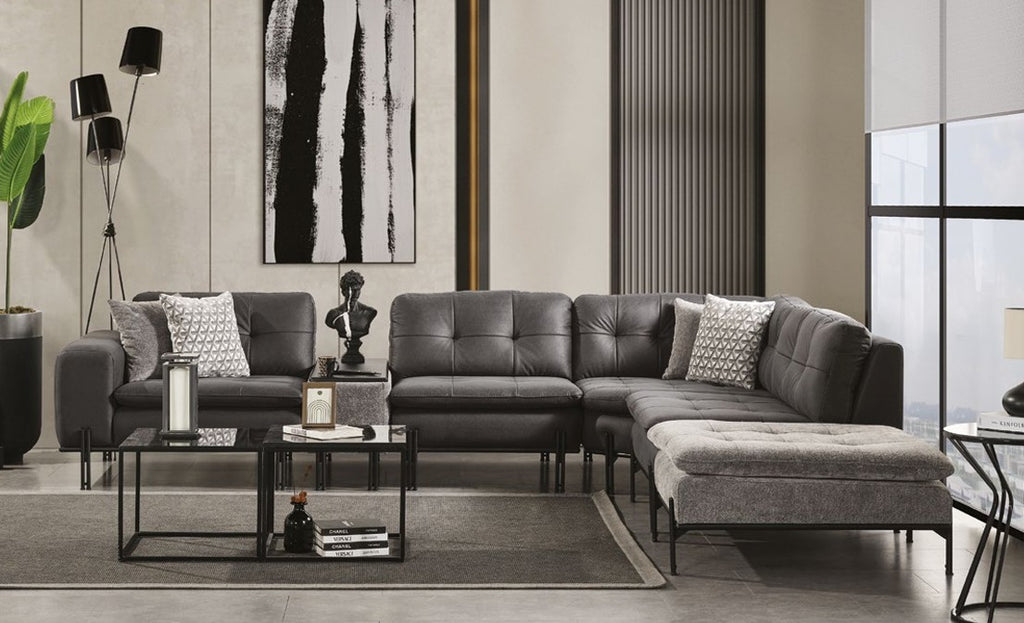 PUFFY L-Shaped Corner Sofa
