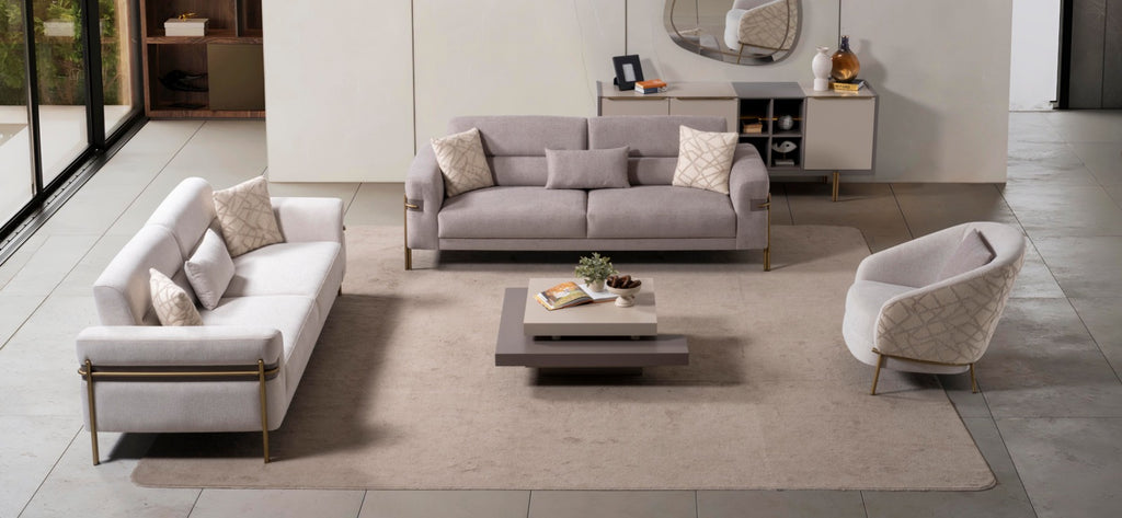 Inci Modern Sofa Set – Contemporary Living Room Collection